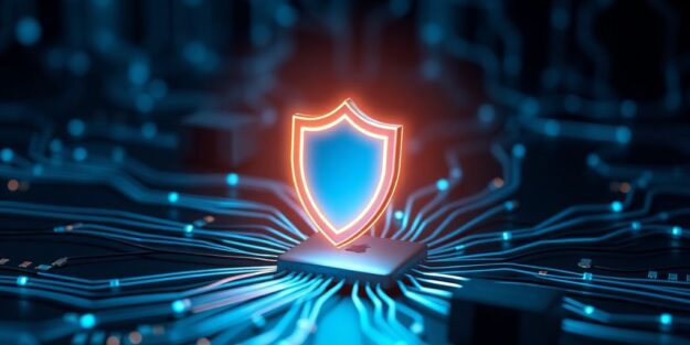 Small business network security with protective shield.