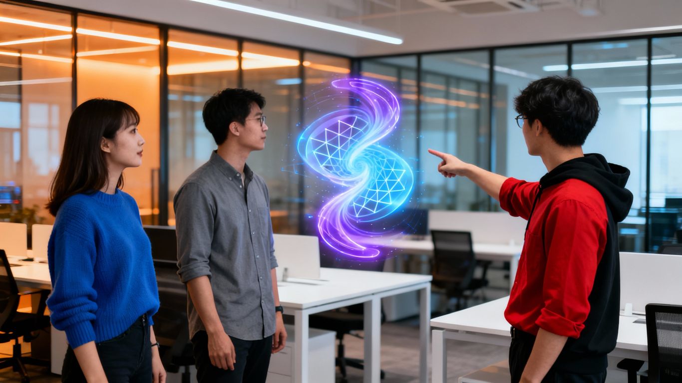 IT team looking at AI revolution