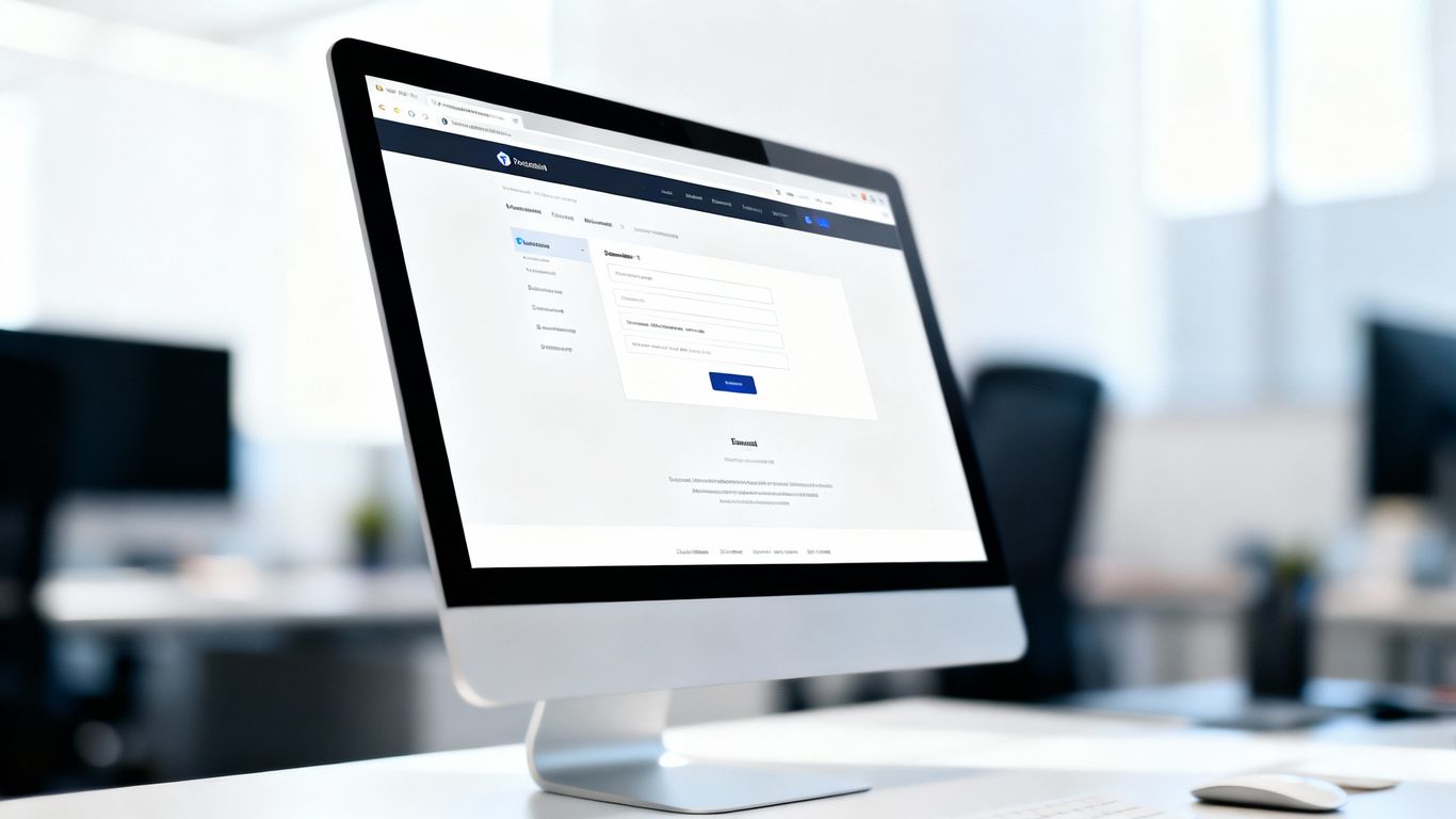 Computer screen showing website editing interface.