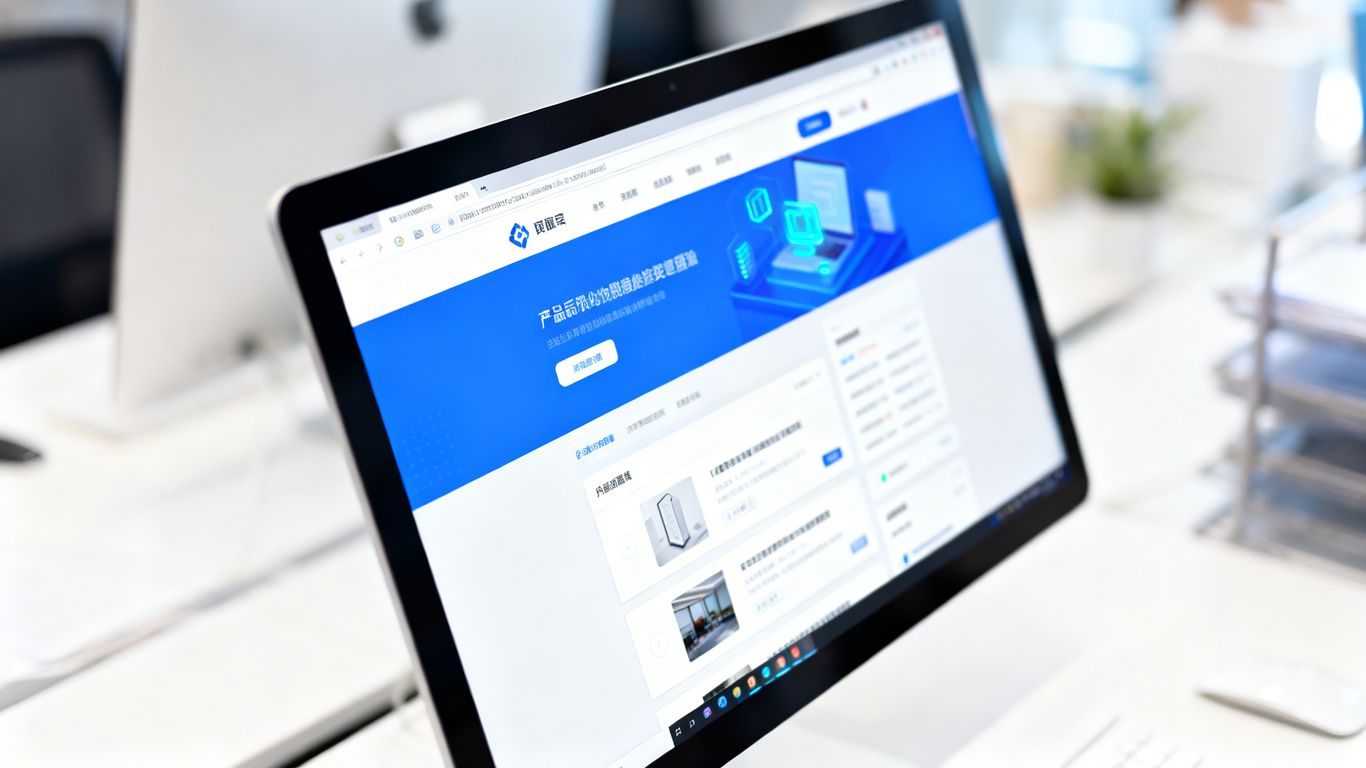Computer screen showing website editing interface.