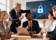 UK business staff learning about cybersecurity awareness.