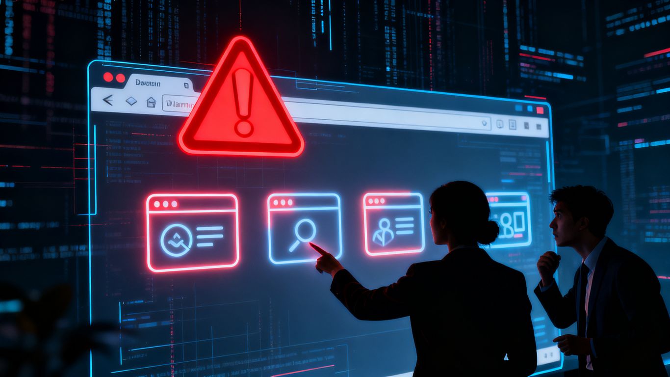 Warning over new AI browsers in business.