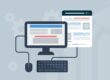 Free web design user interface website illustration